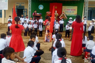 Trường TH Lê Lợi tổ chức Lễ khai giảng năm học mới 2020-2021.